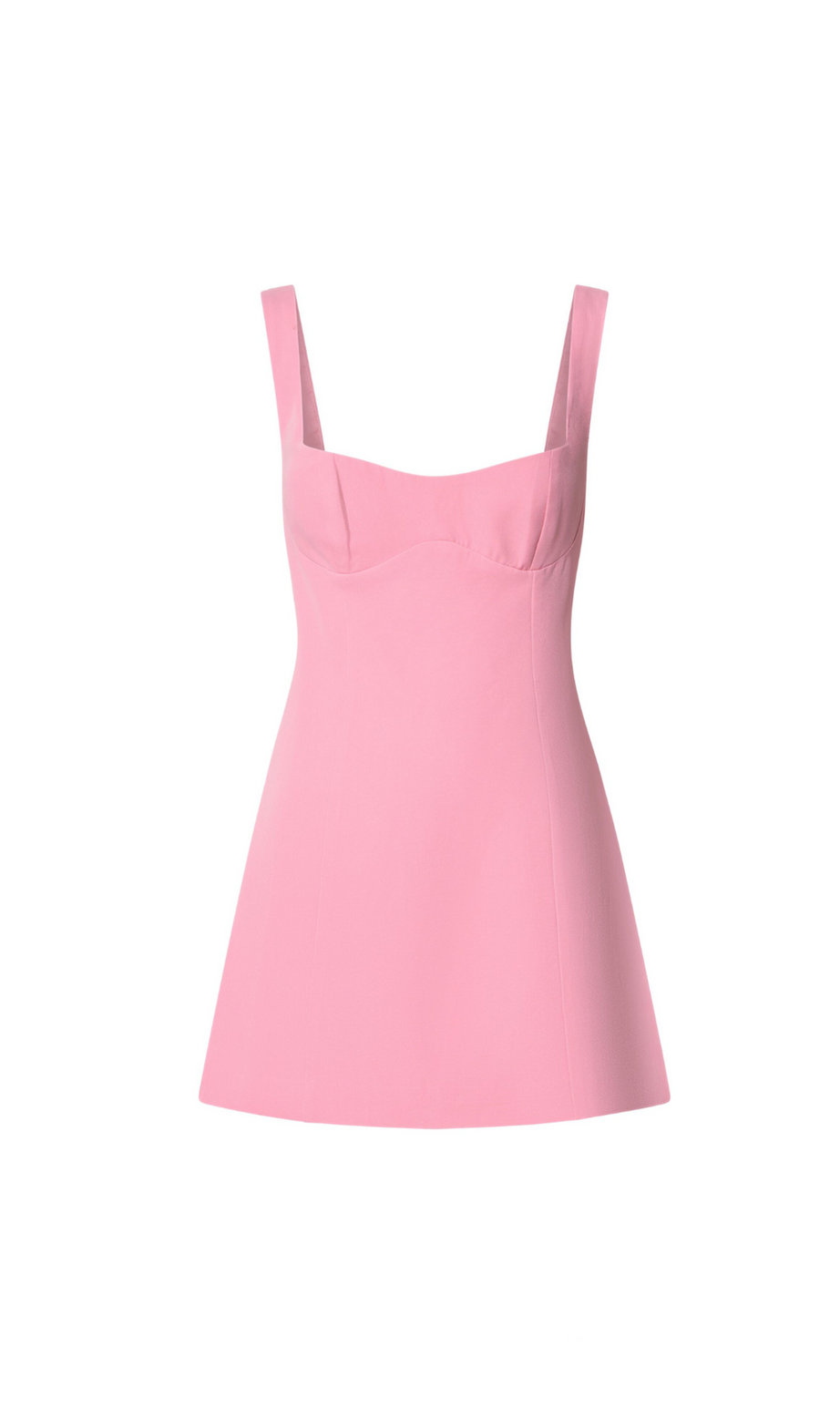 Minikleid mit Korsetteinsatz in Rosa