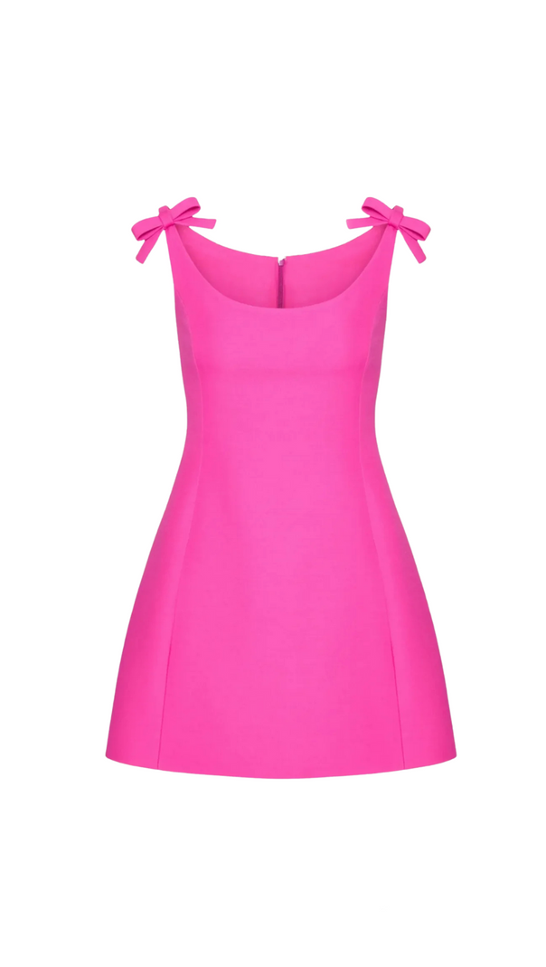 AIIZIE ZULEKHA BOW SLEEVELESS MINI DRESS - product image