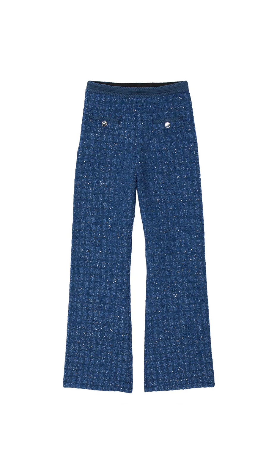 Palmira Tweedhose in Blau
