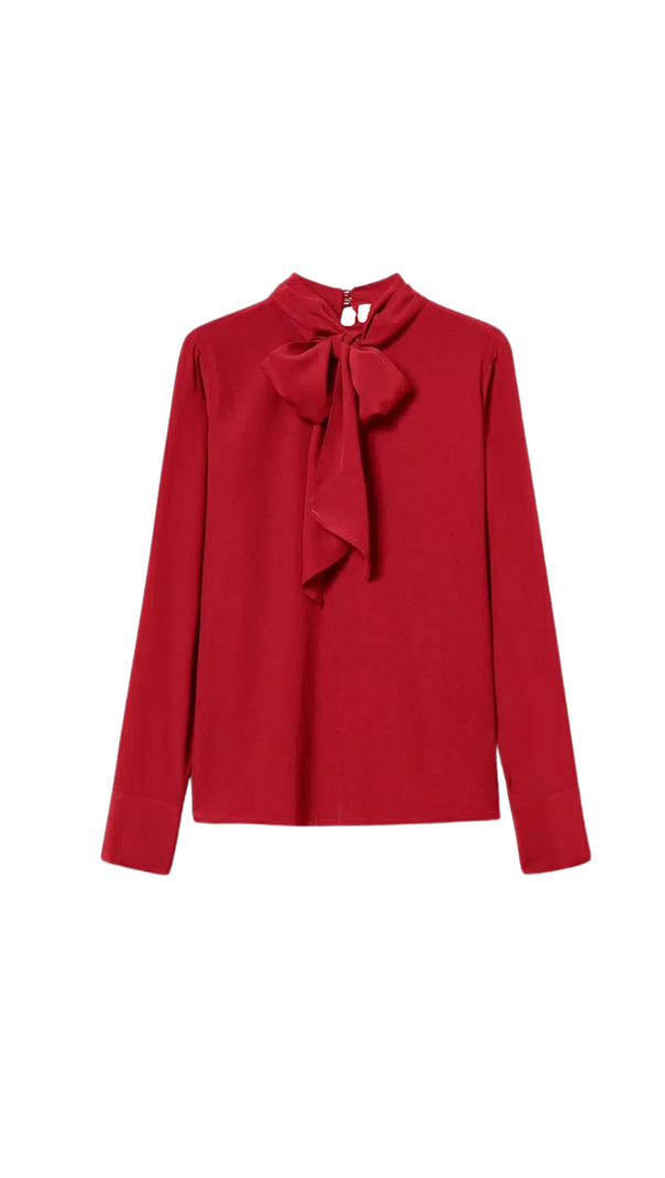 AIIZIE TWINSET WOMEN'S BLOUSE IN RED - product image