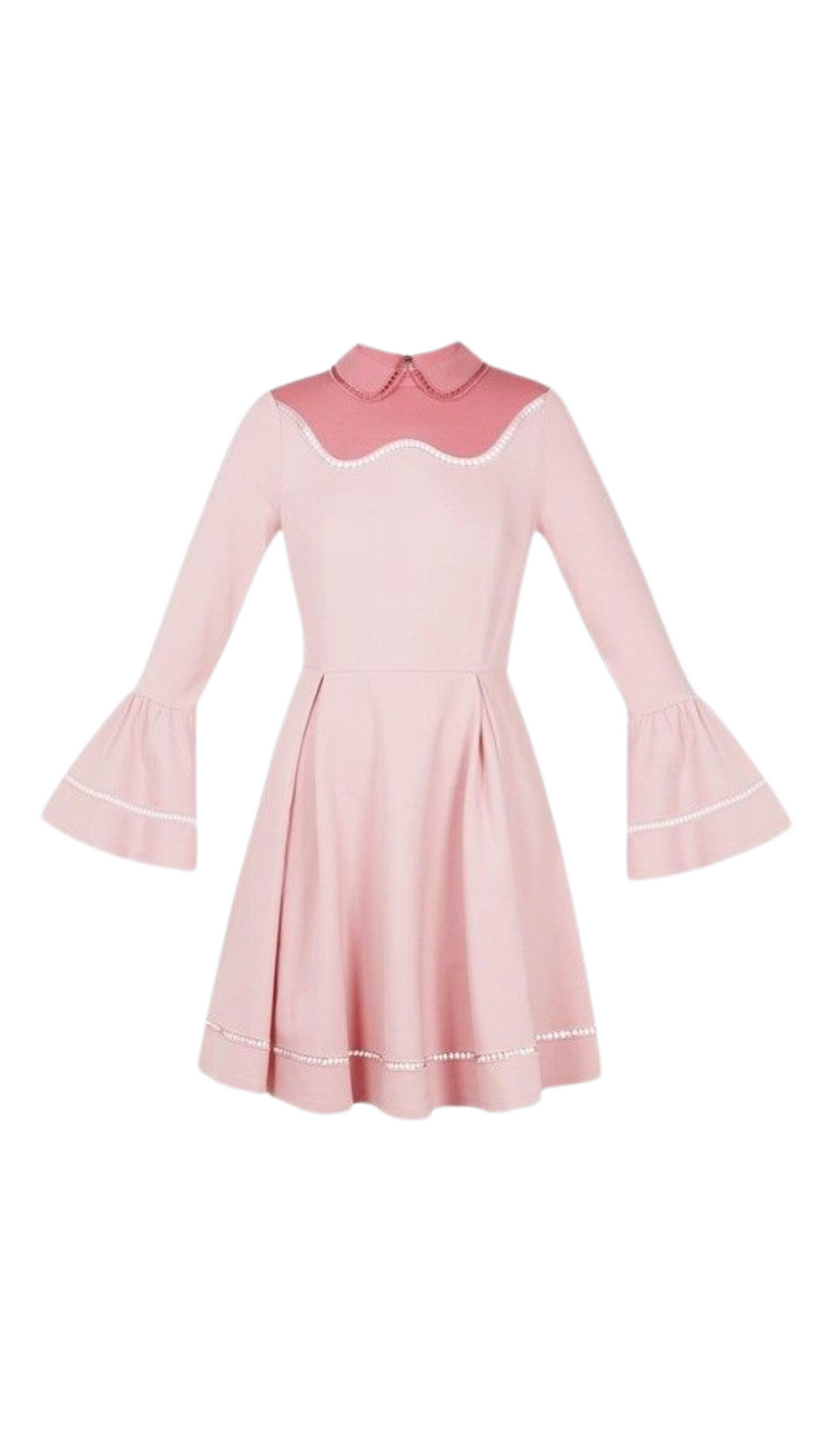 SKATER MINI DRESS IN PINK