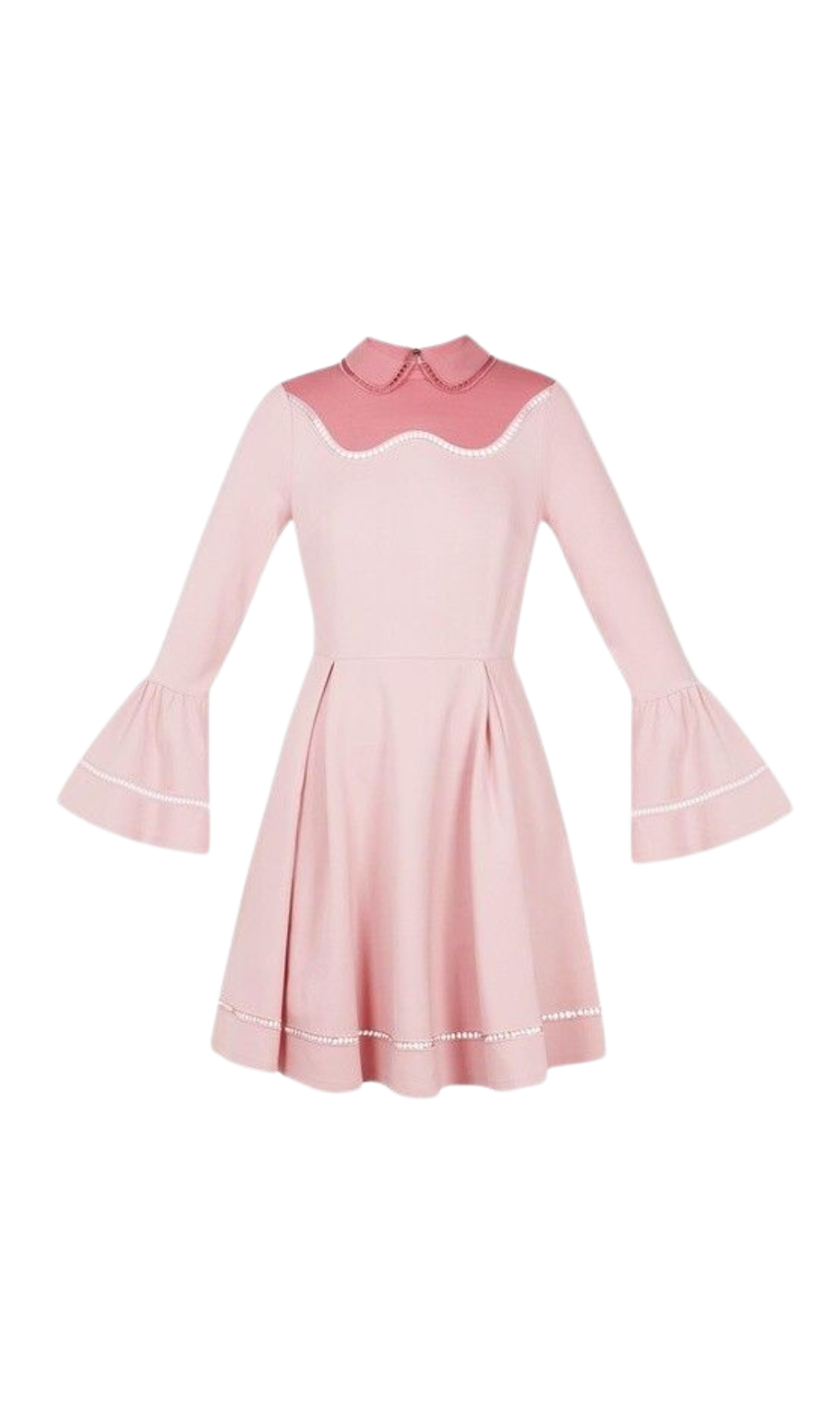 SKATER MINI DRESS IN PINK