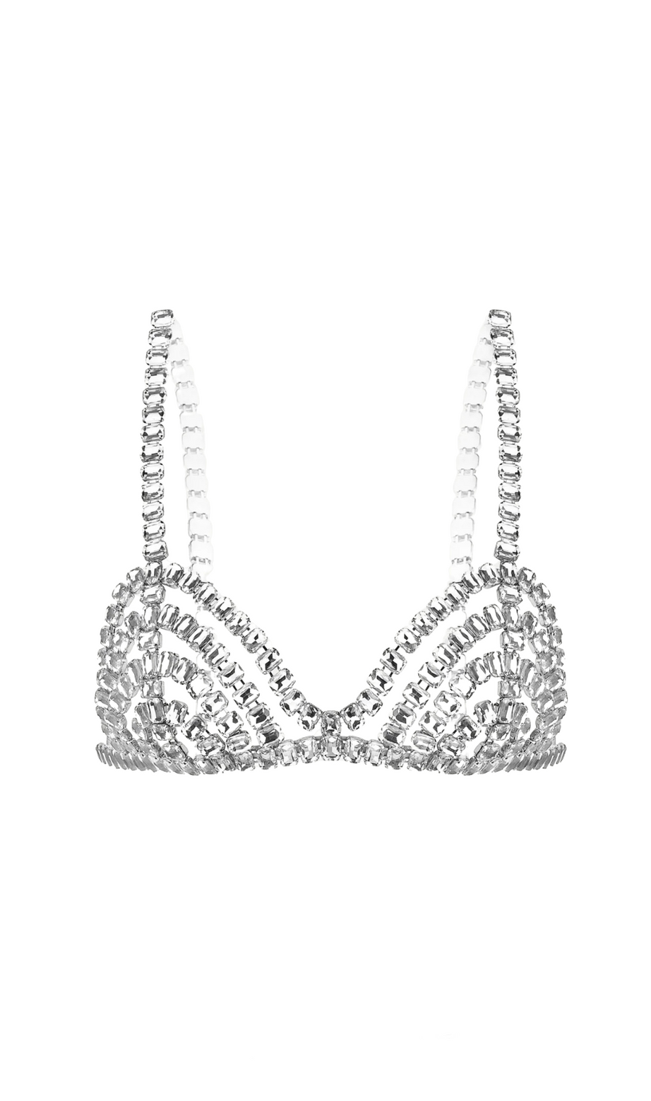Reggiseno Cael Crystal in argento