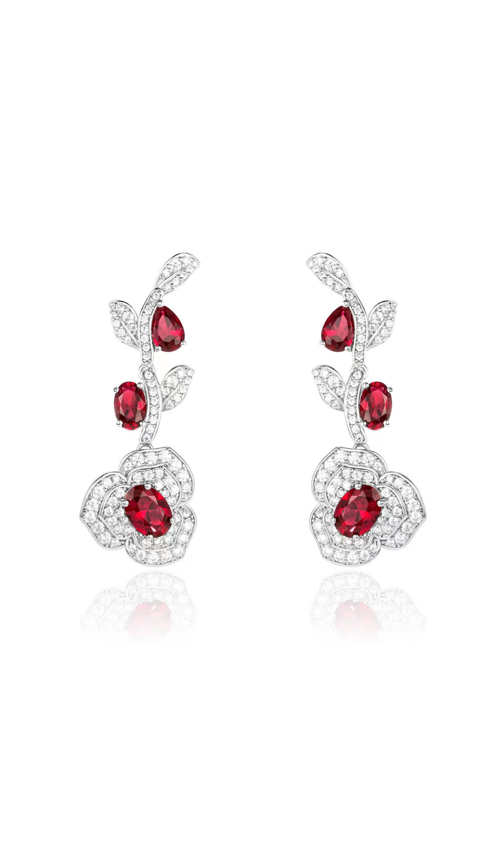 AIIZIE AZORITE ROSE GEM EARRINGS - product image
