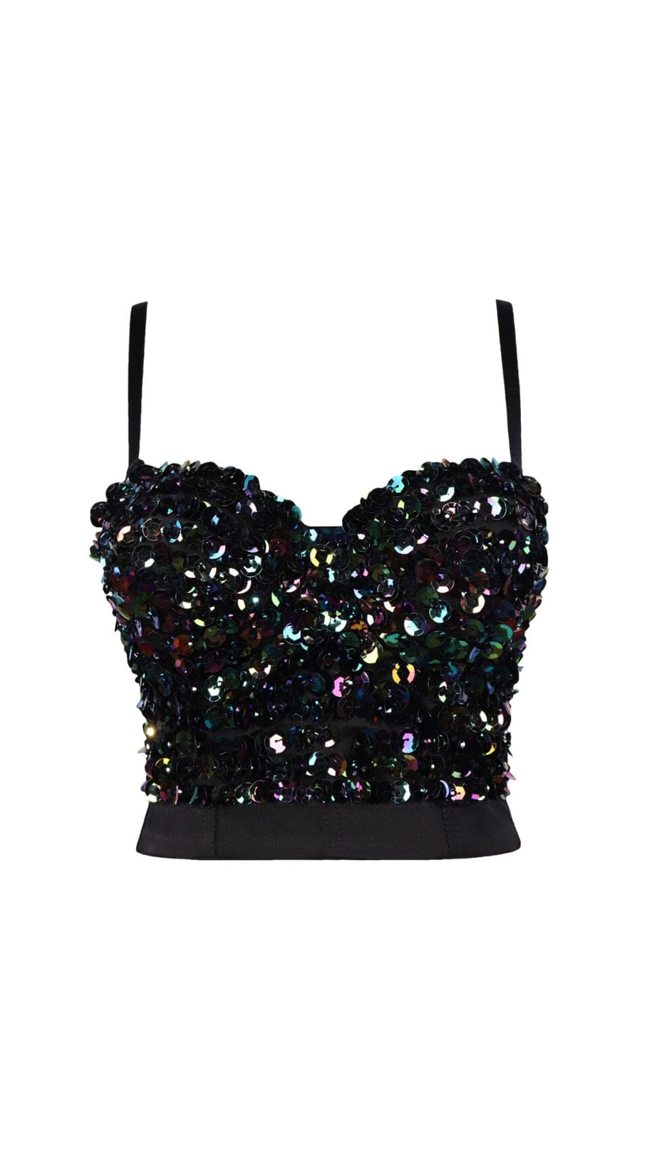 SEQUIN CROP TOP