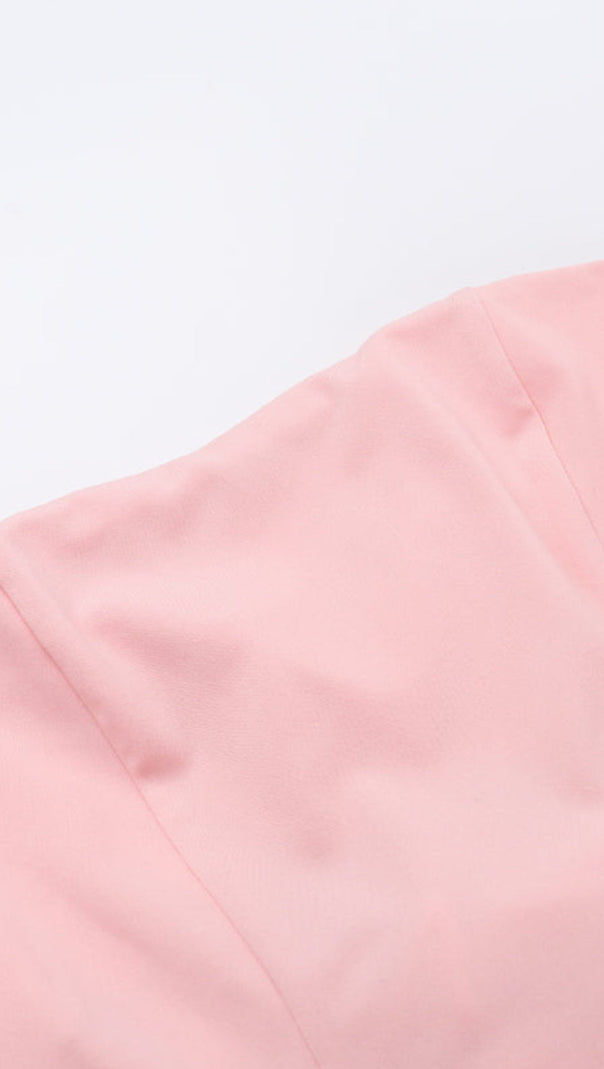 AIIZIE LOTUS MINI DRESS - BLUSH - product image