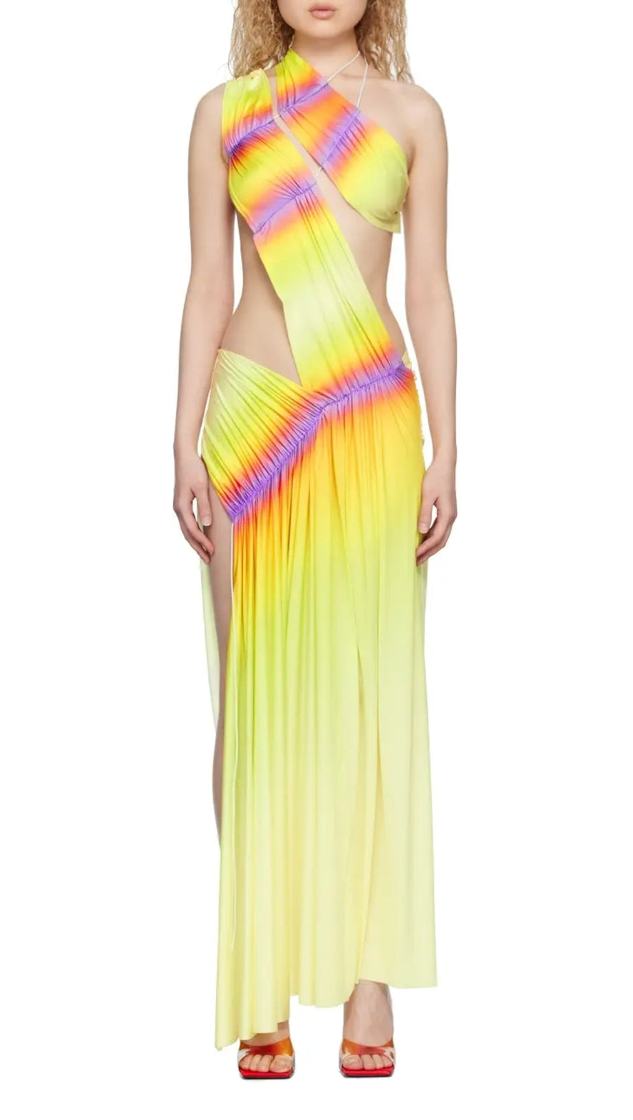 WRAP AROUND MAXI DRESS