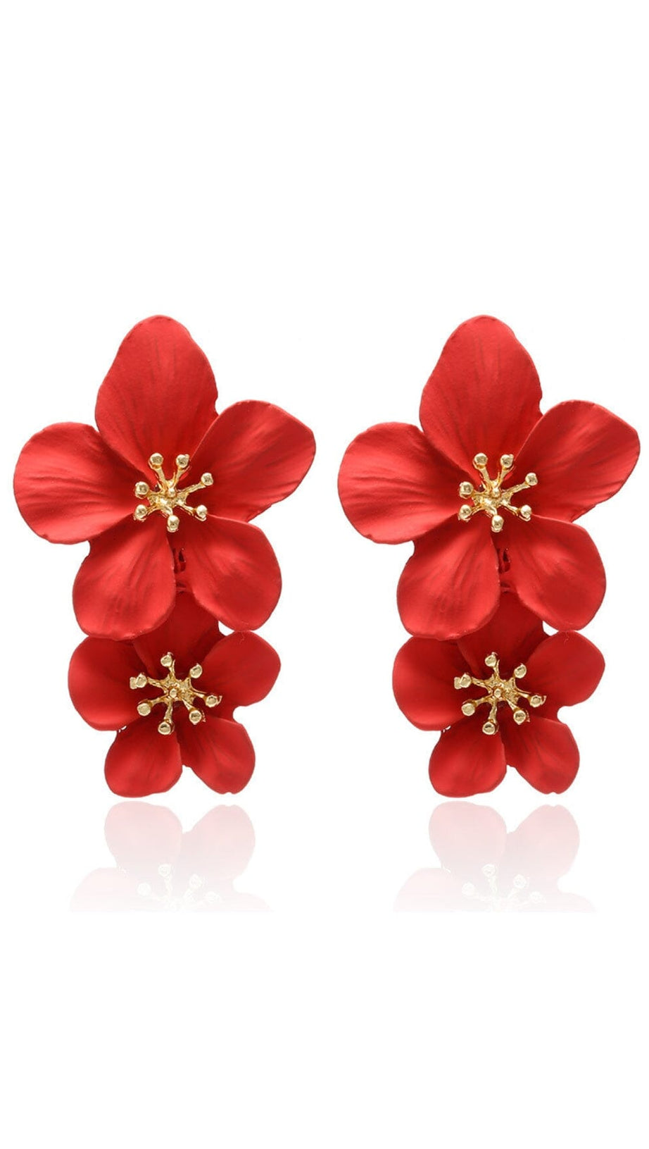 DOUBLE FLOWER EARRINGS