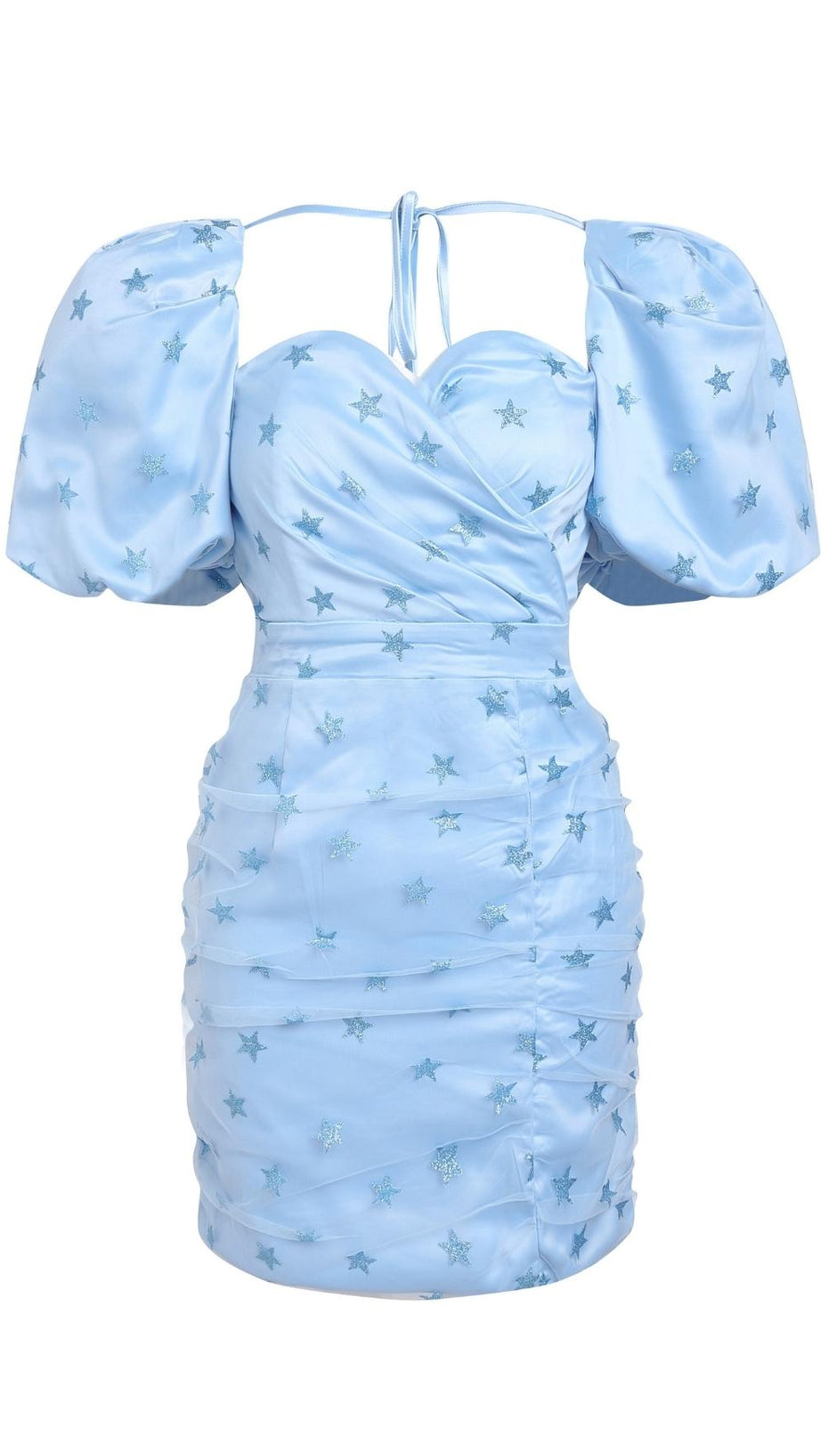 PUFF SLEEVE MINI DRESS