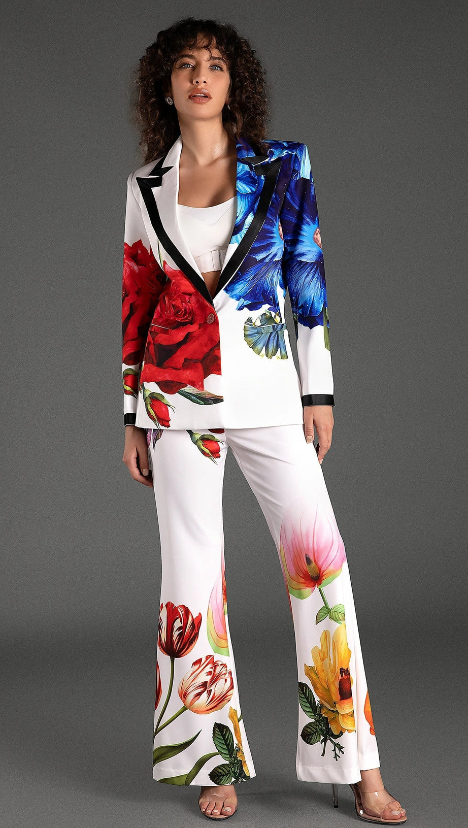 Mikeas Blazer-Set mit Blumenmuster