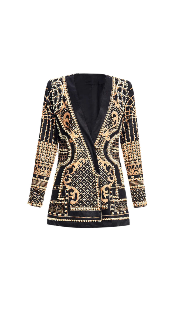 AIIZIE BONNIE PEARL BLAZER MINI DRESS - product image