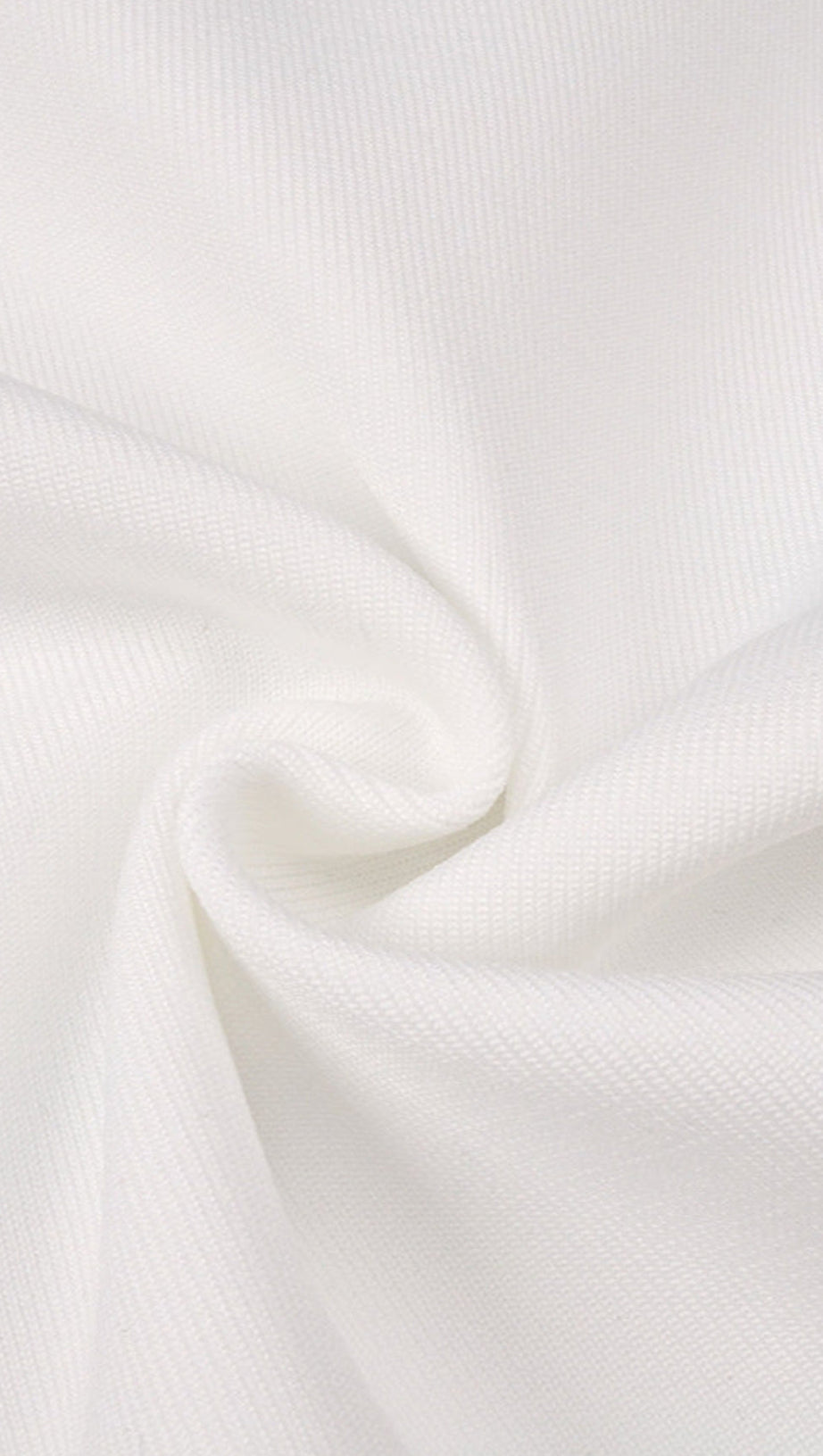 EDITH HIGH ELASTIC LONG HIP MAXI DRESS IN WHITE