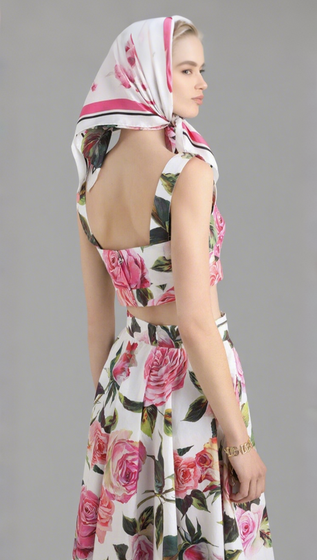 CYTHINA FLORAL TWO PIECE SET