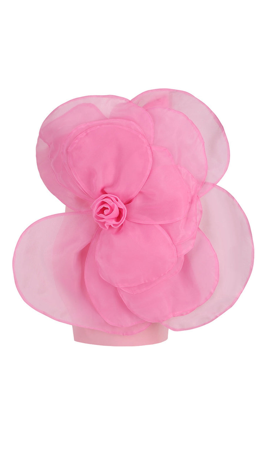 MINI ABITO MONOSPALLA A FIORI ROSA