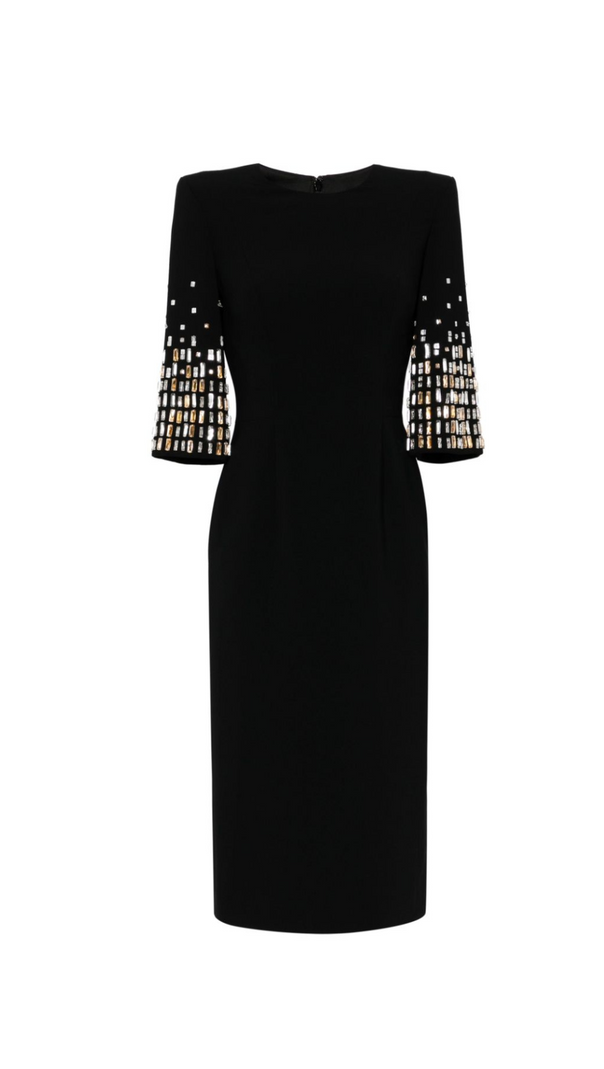 AIIZIE HIGHBALL QUEEN CRYSTAL-EMBELLISHED MIDI DRESS - product image