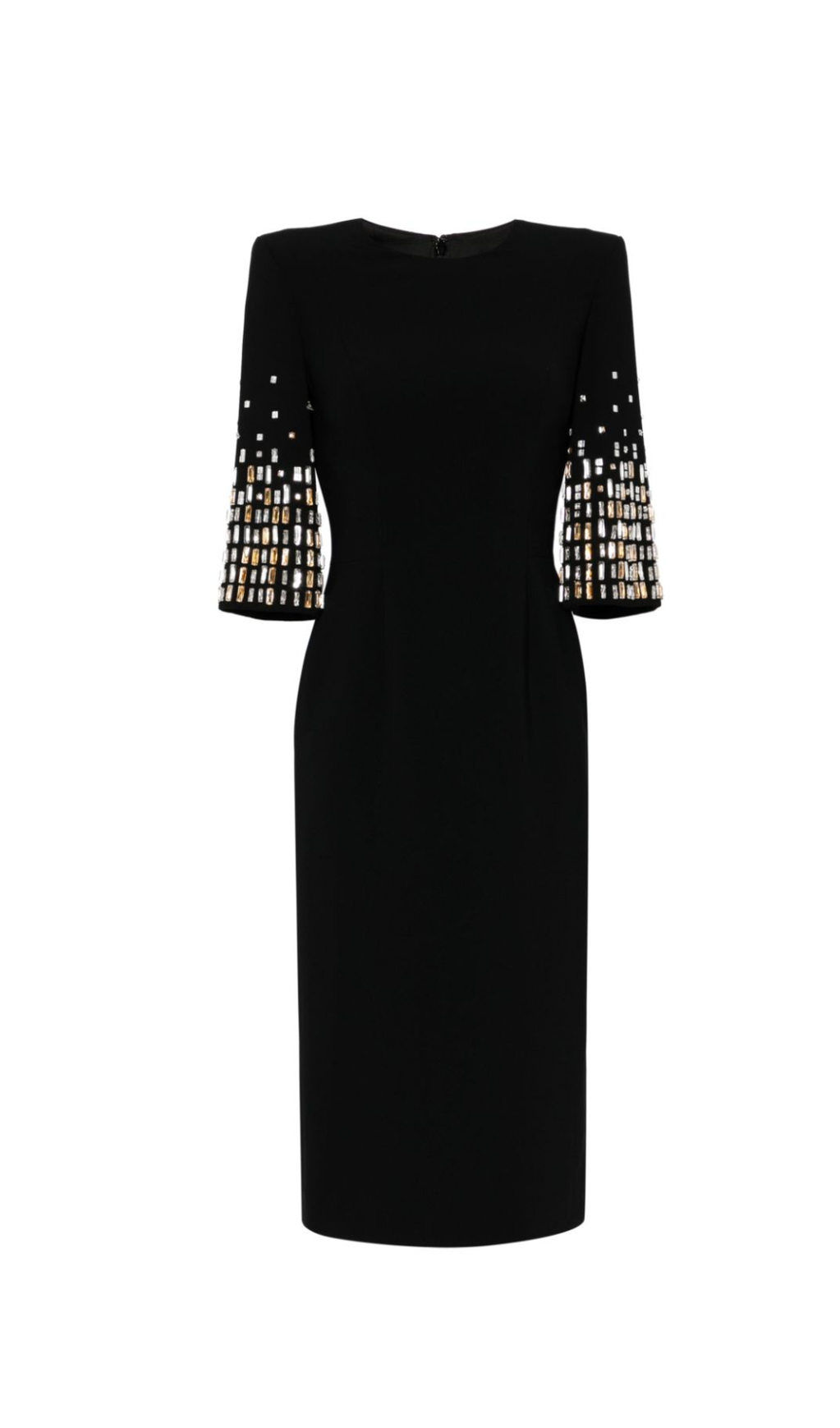 HIGHBALL QUEEN CRYSTAL-EMBELLISHED MIDI DRESS