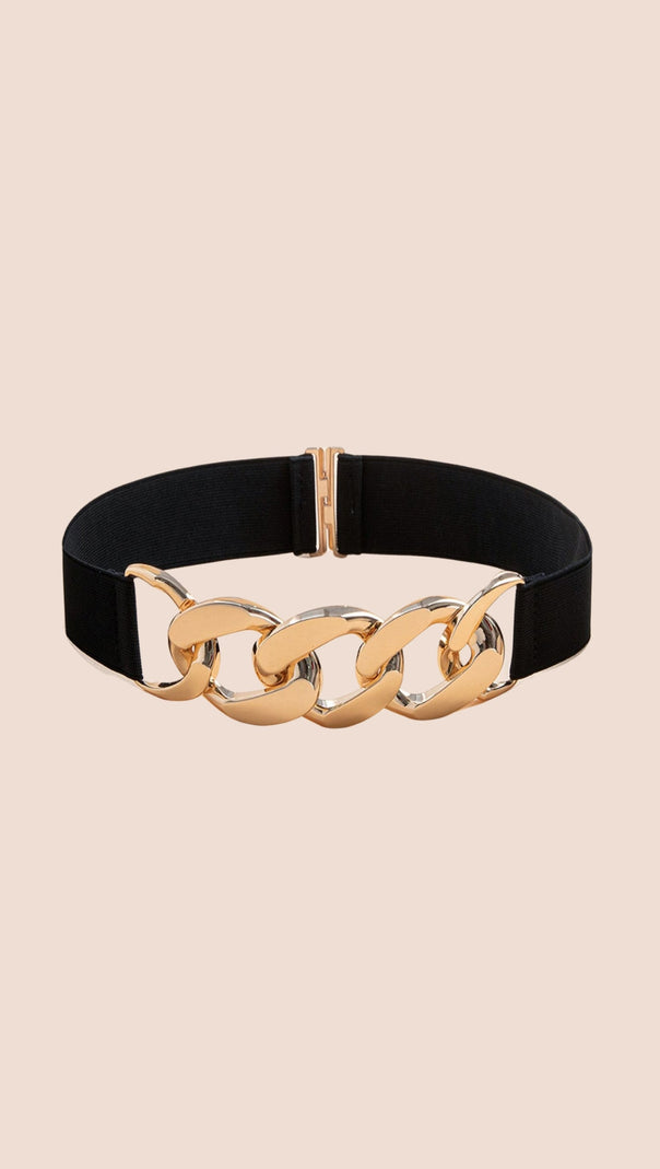 AIIZIE METAL BUCKLE ELASTIC BELT - product image