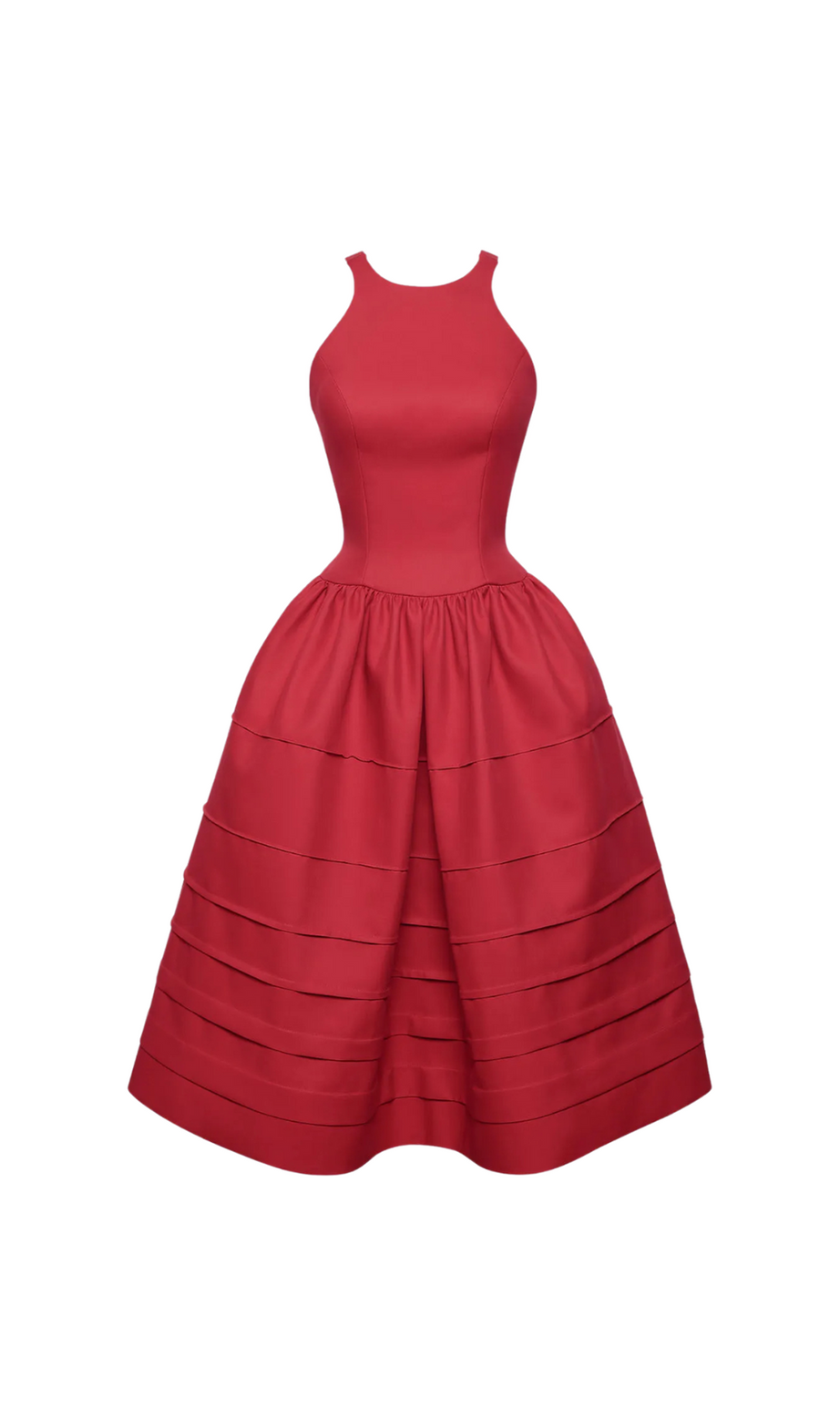 Mini abito a campana Berry in rosso