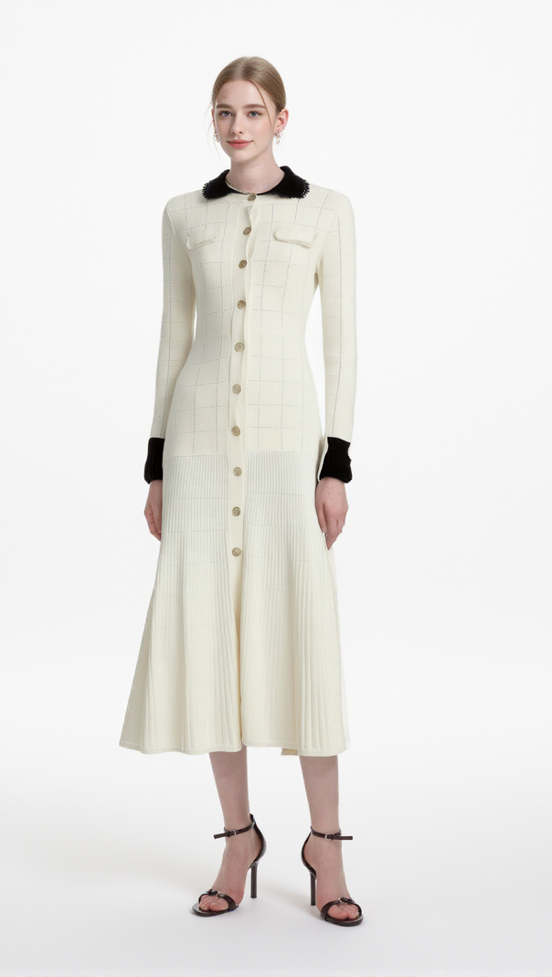 AIIZIE CLÉMENCE SEMI-SHEER PLEATED TOP & SKIRT MATCHING SET - product image