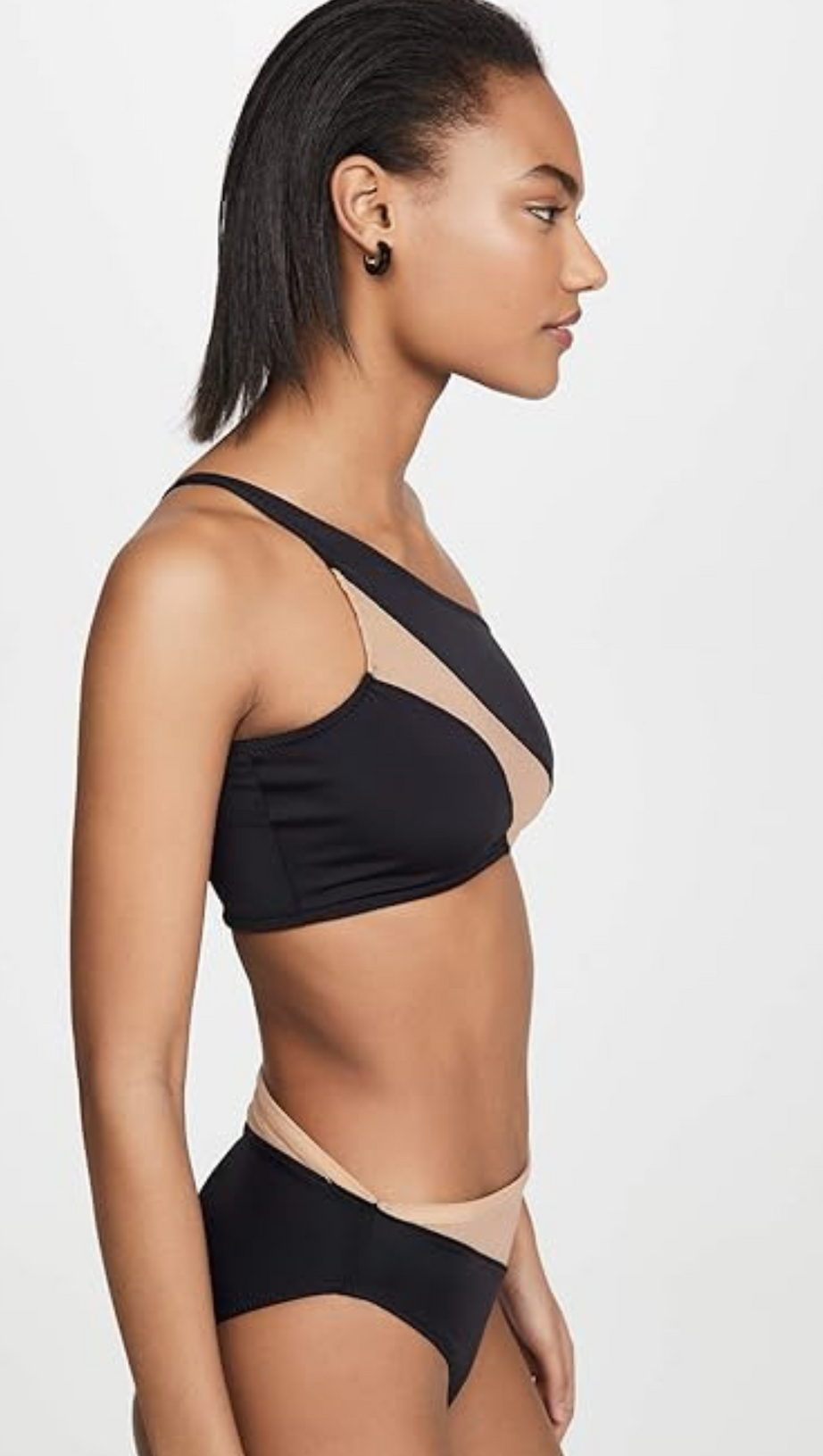 PATCHWORK MESH BIKINI TWO PIECE SET