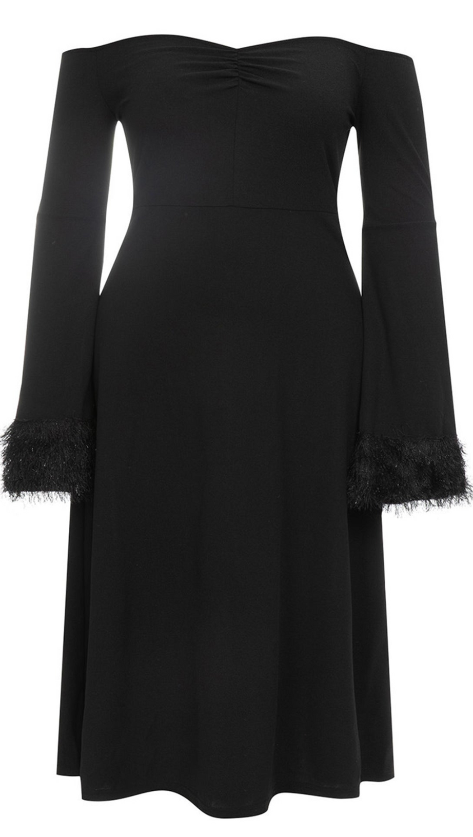 ZIA OFF SHOULDER MIDI DRESS