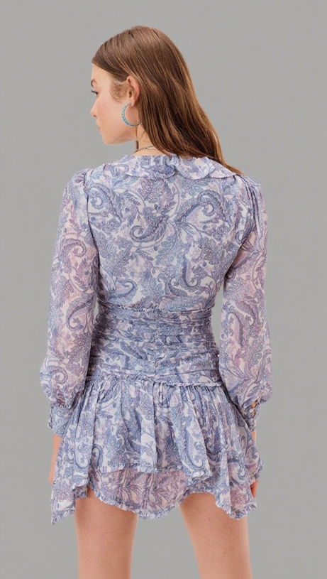 MARGARITE PRINTED MINI DRESS