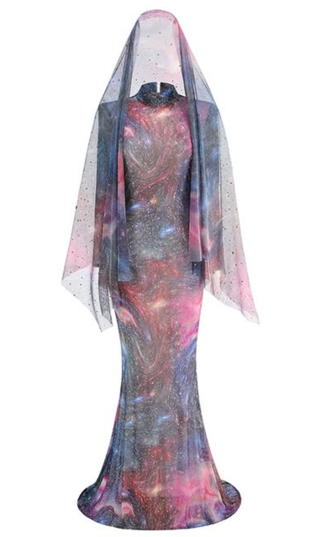 PRINTED HOT DRILL MAXI DRESS