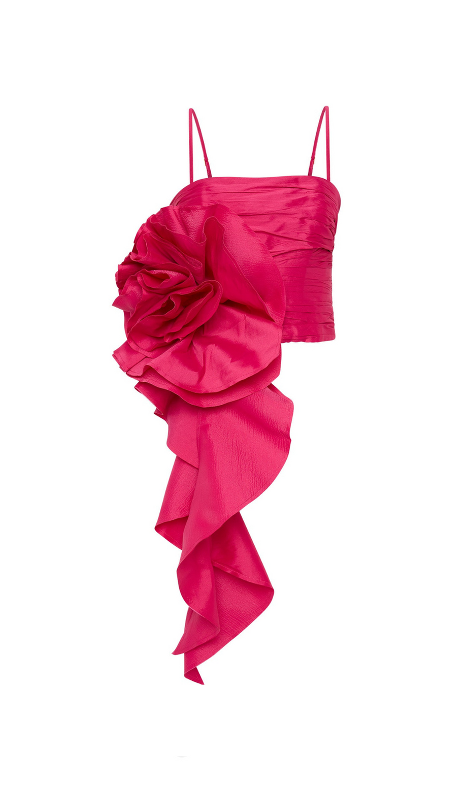 VERA POTION SPIRAL TOP IN ROSSO