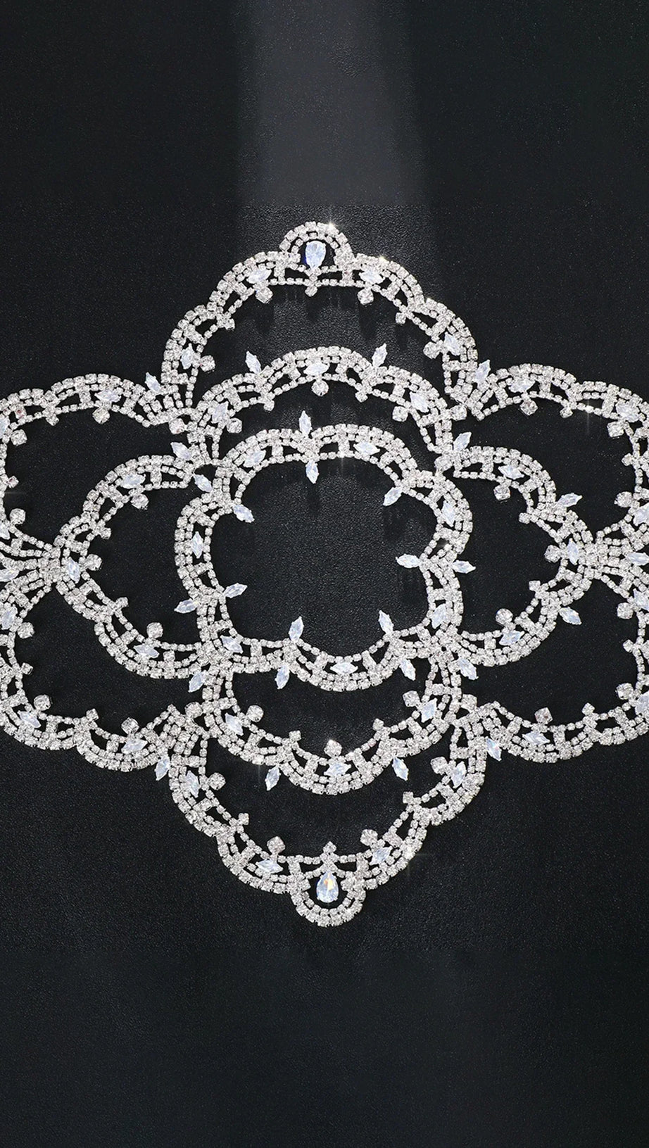 Dayanna Diamond Floral Haarband