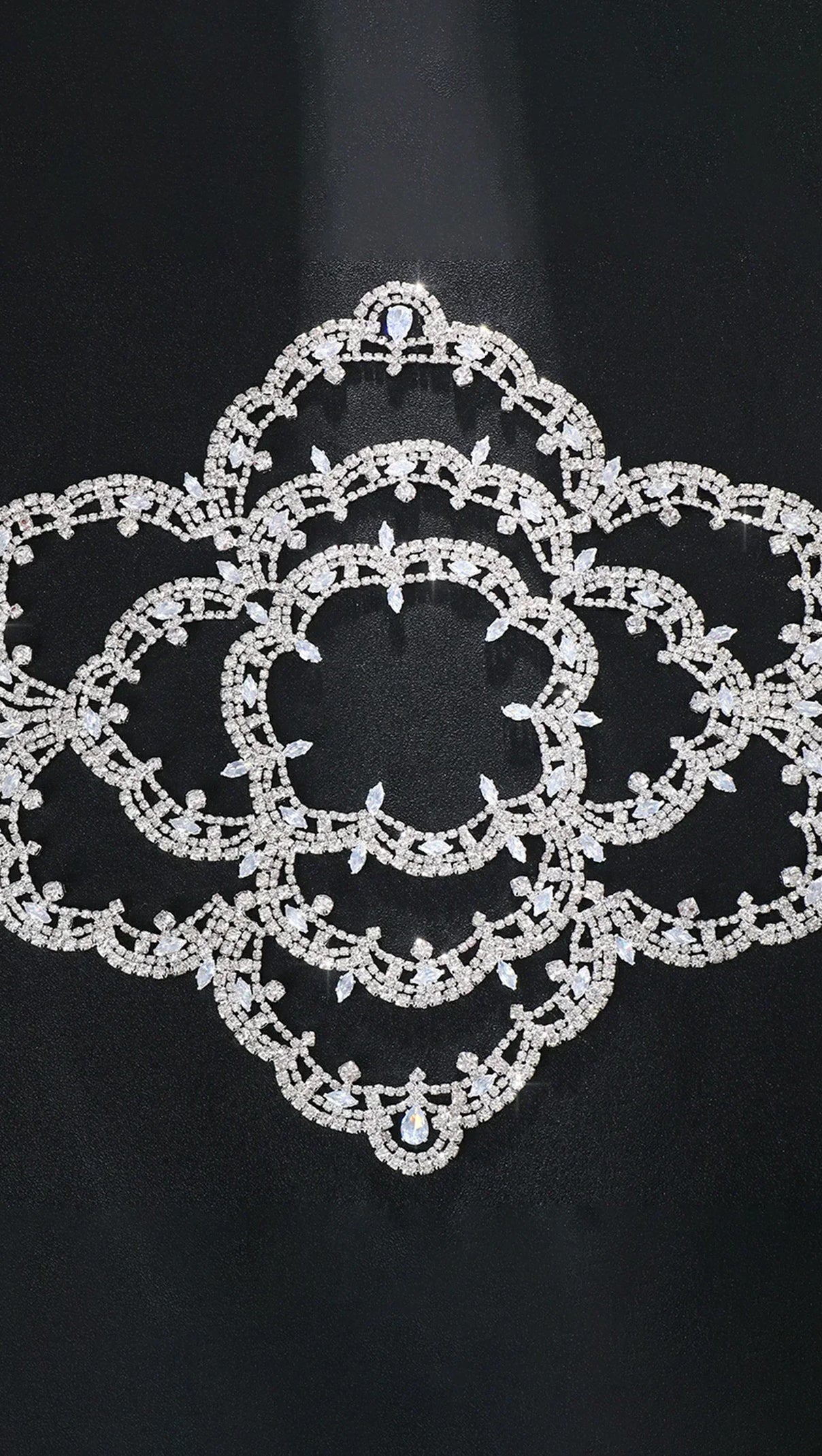 AIIZIE DAYANNA DIAMOND FLORAL HAIRBAND - product image