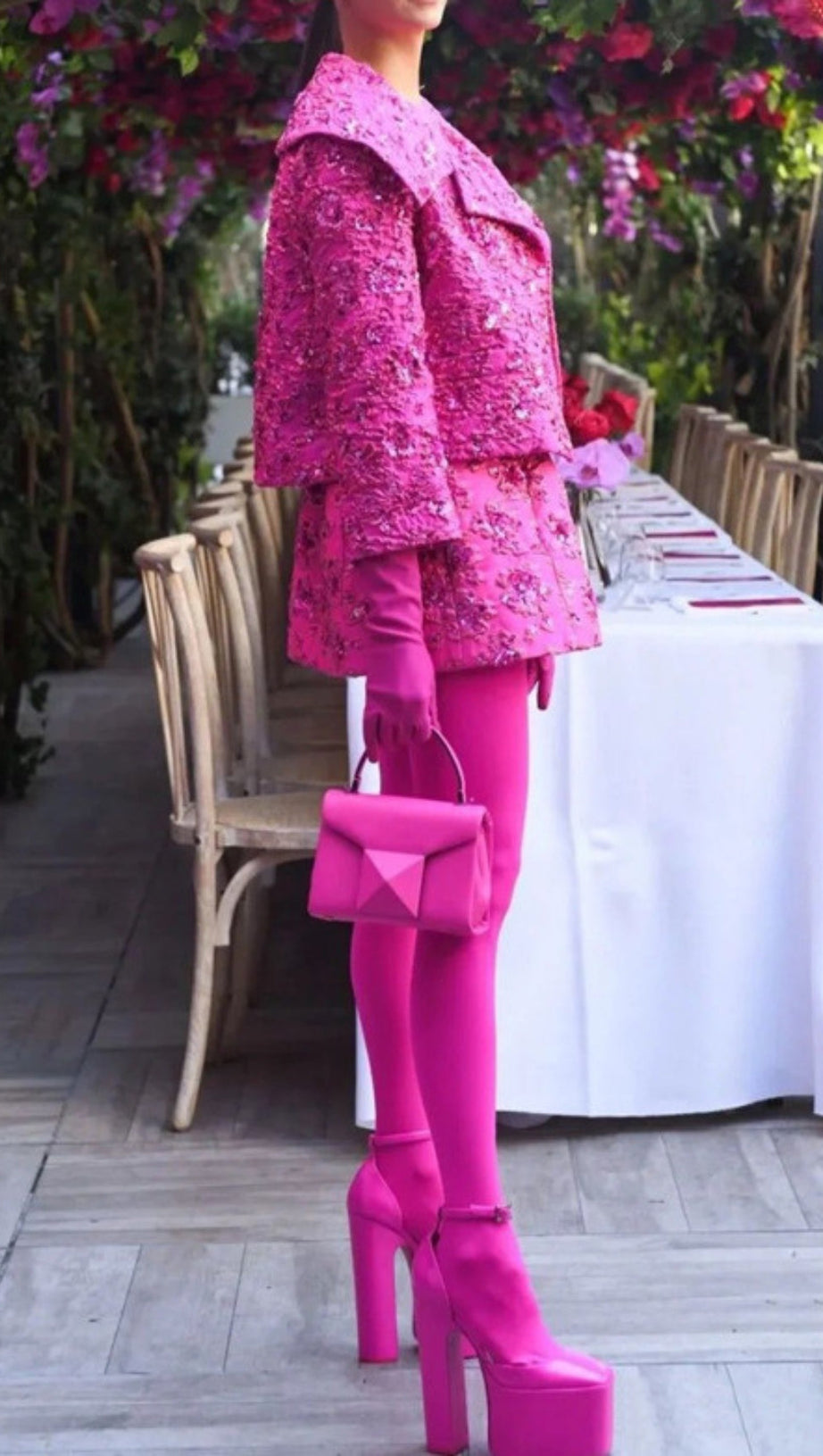 STRUMPFHOSEN IN PINK