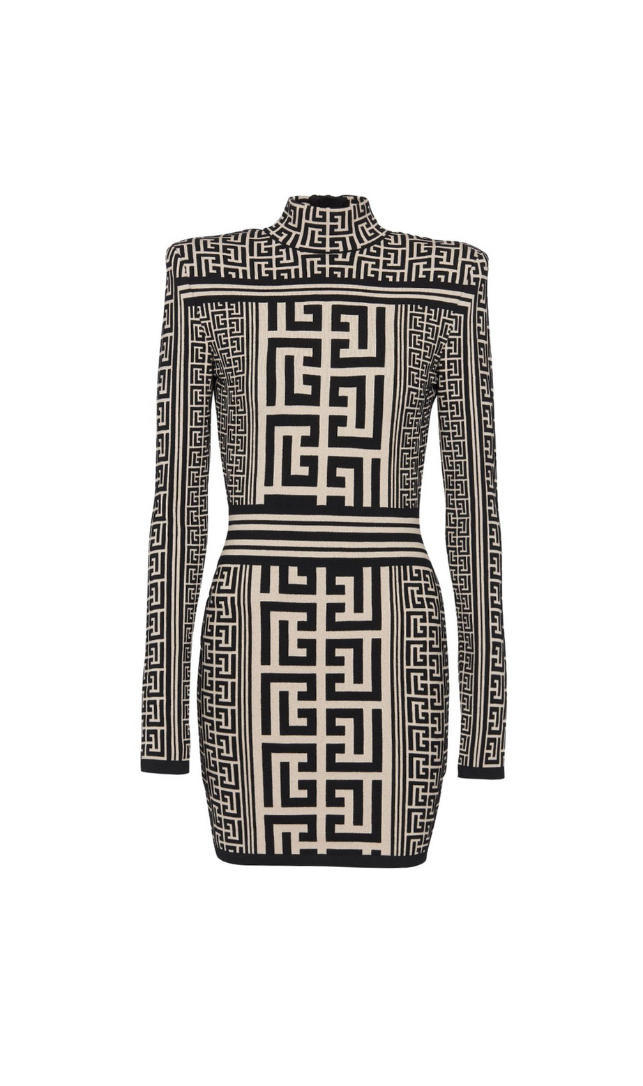 MINI ABITO IN MAGLIA JACQUARD CON MONOGRAMMA ELIZABETH