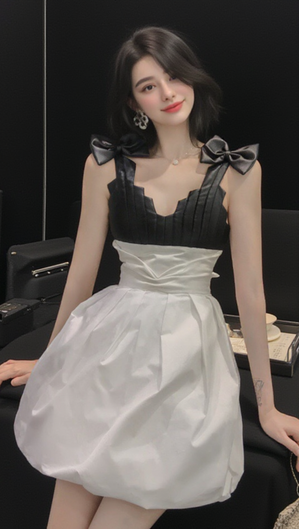 AIIZIE MIDNIGHT BLOSSOM DRESS - product image