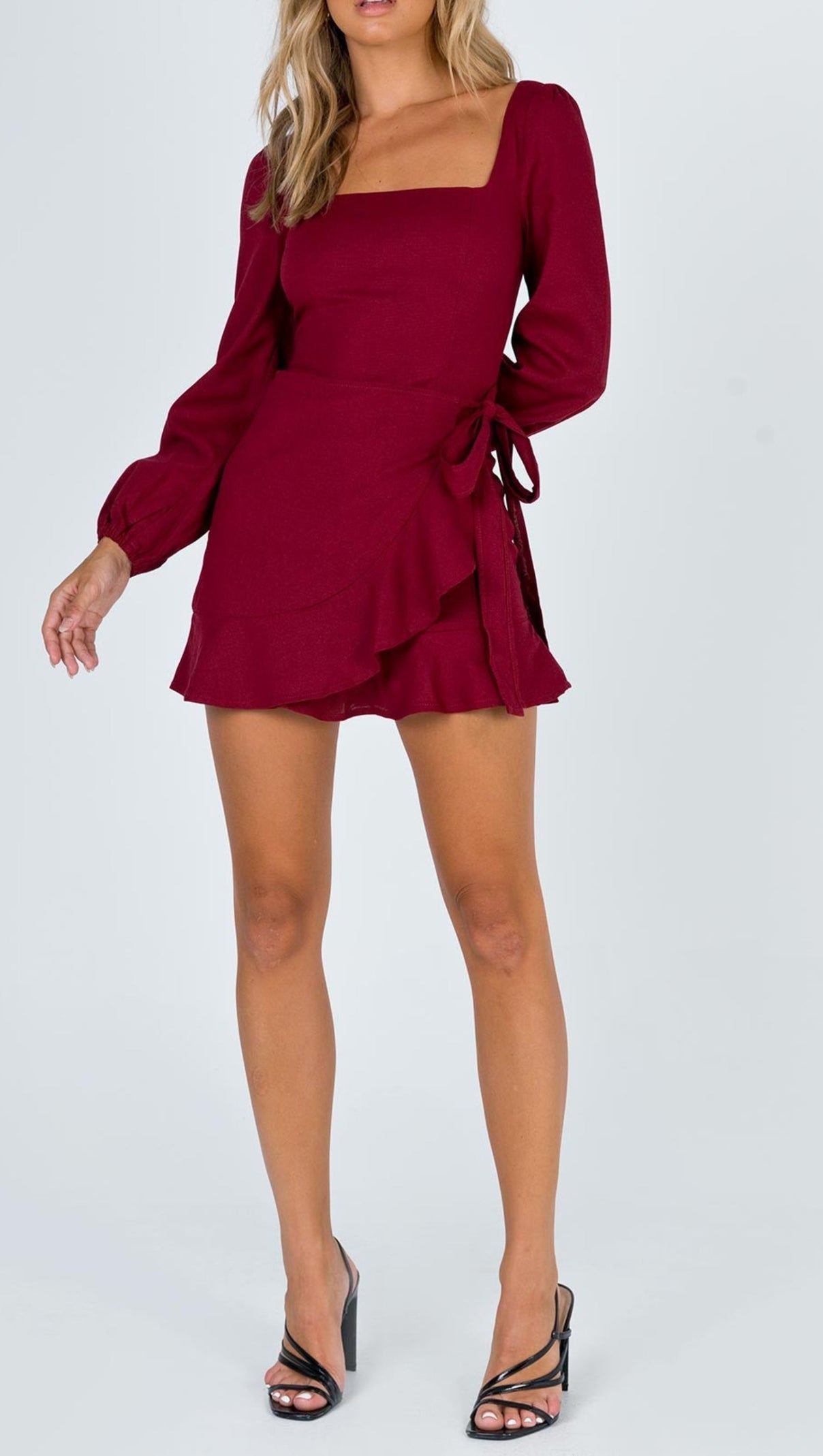 AIIZIE LONG SLEEVE VILLA MINI DRESS - product image