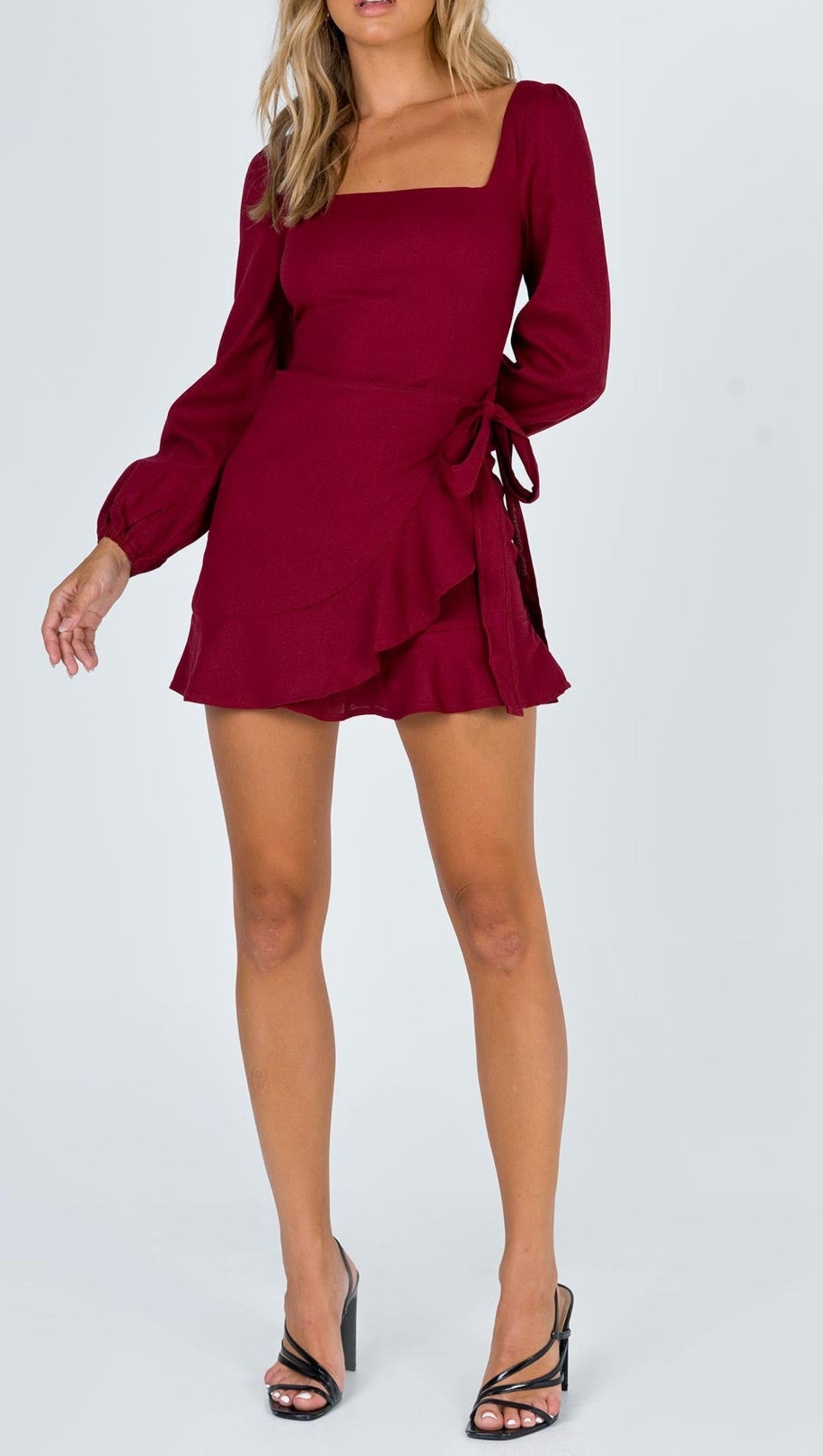 LONG SLEEVE VILLA MINI DRESS