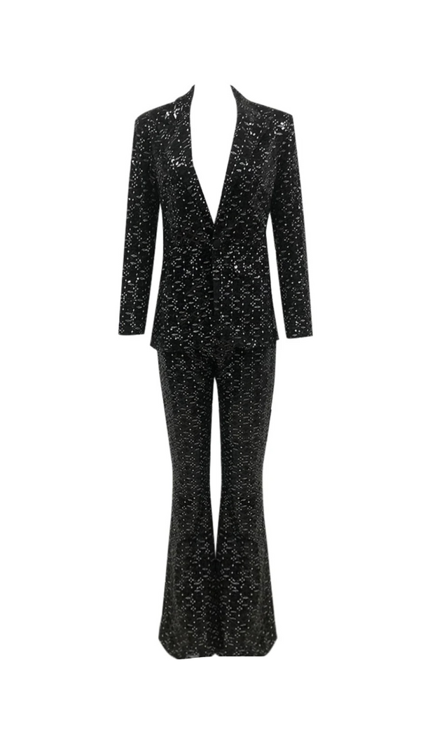 AIIZIE RIZIA SEQUIN BLAZER TWO PIECE SET - product image