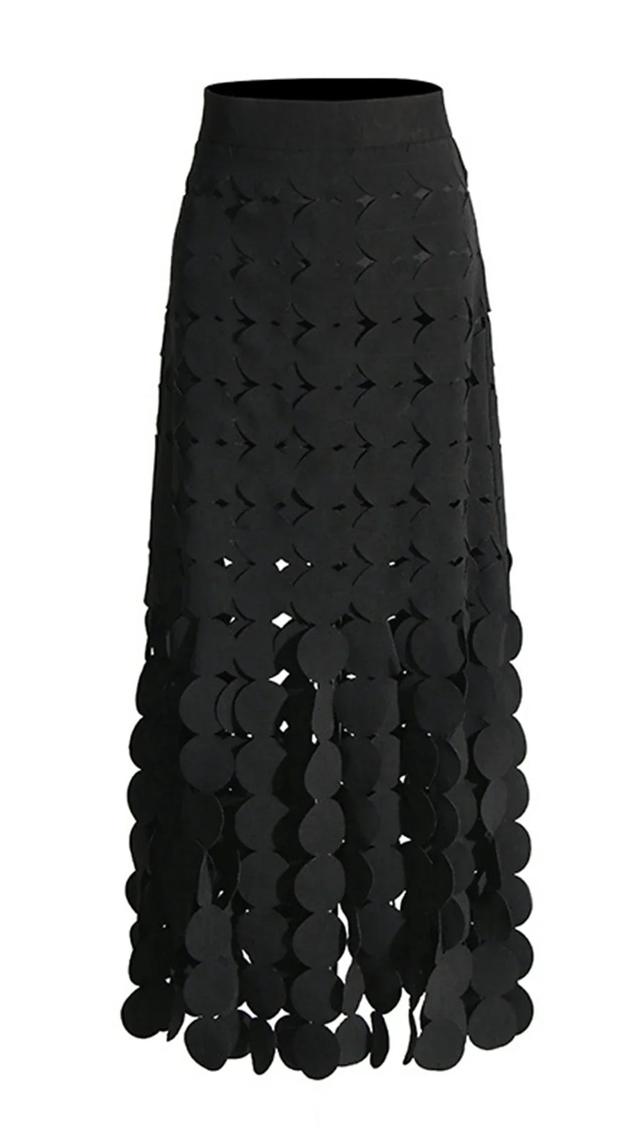 Jelena – Patchworkrock mit Fransen und Blumenmuster