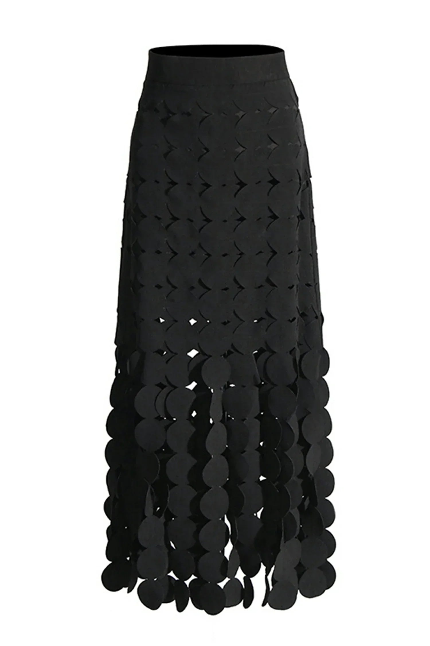 Jelena – Patchworkrock mit Fransen und Blumenmuster