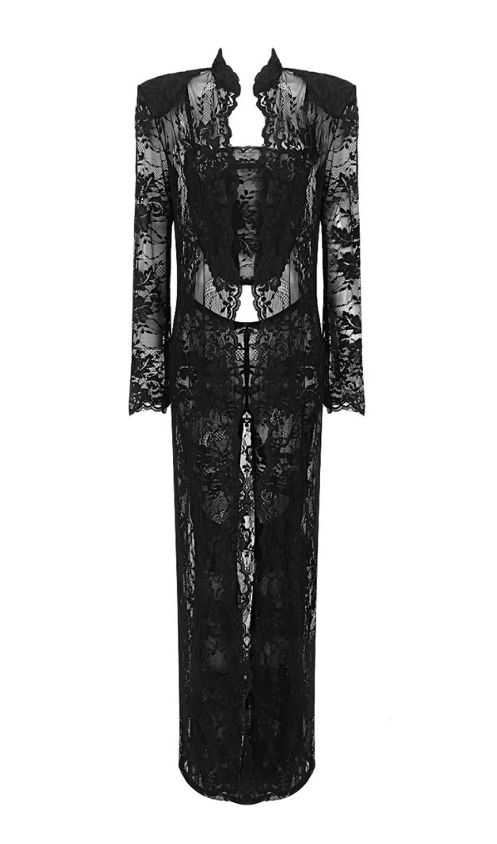 LACE STRAP TWO PIECE SET