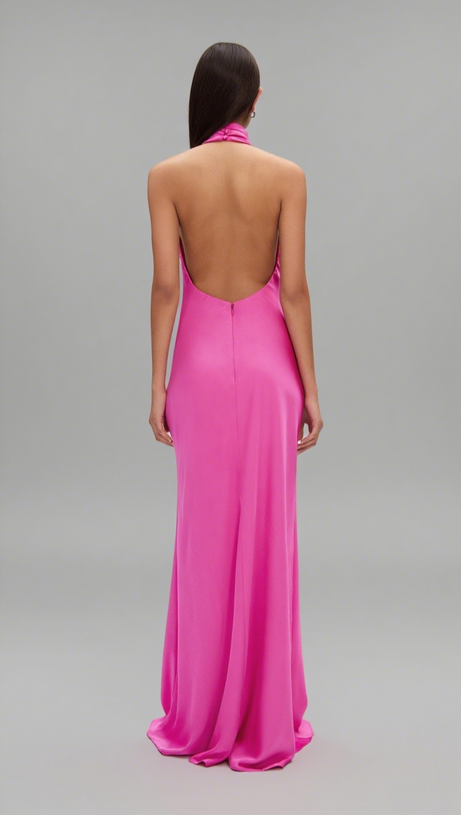 THE 'EVIANNA' SATIN DRESS