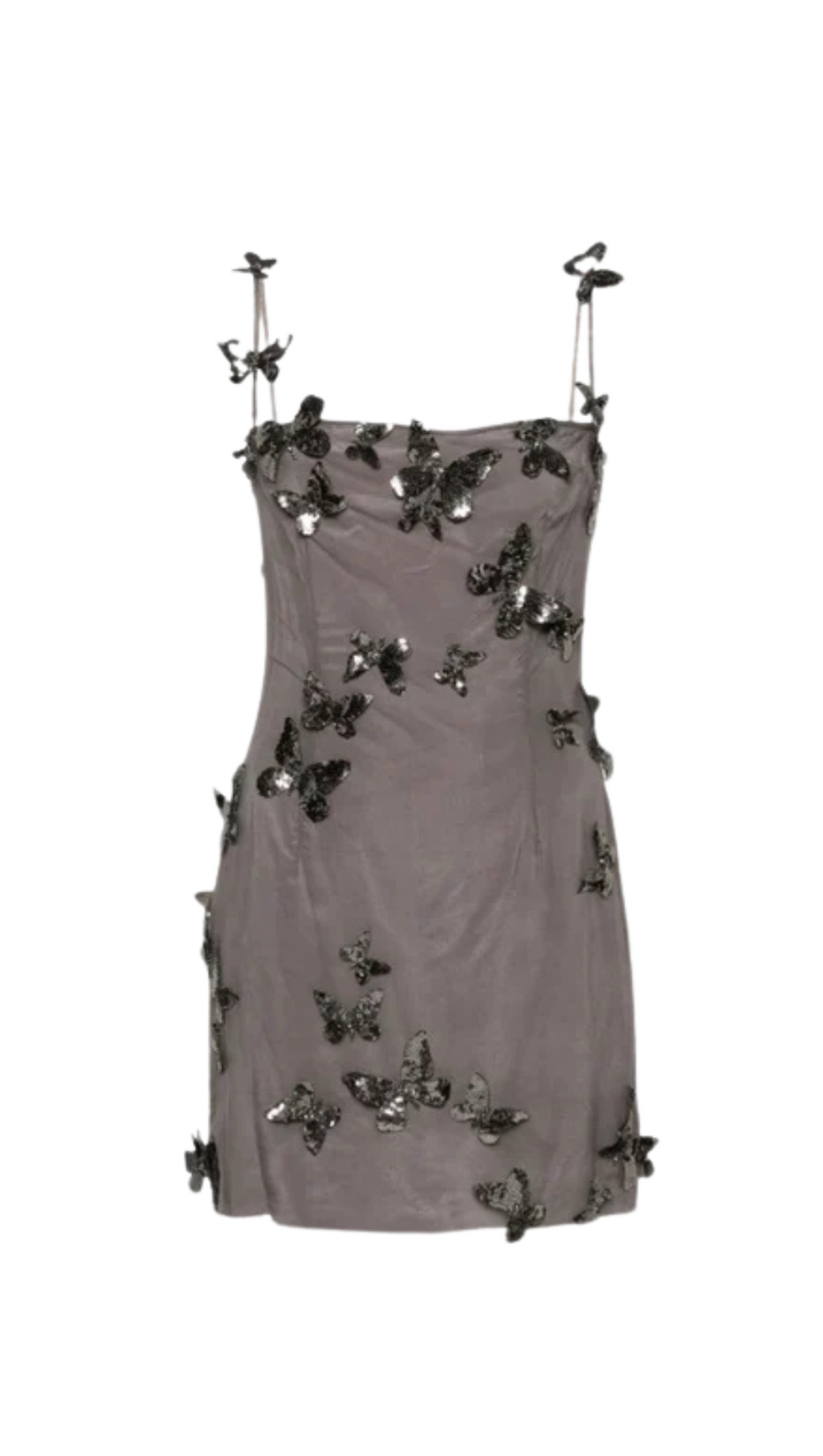 ALDIS BUTTERFLY SPAGHETTI MINI DRESS