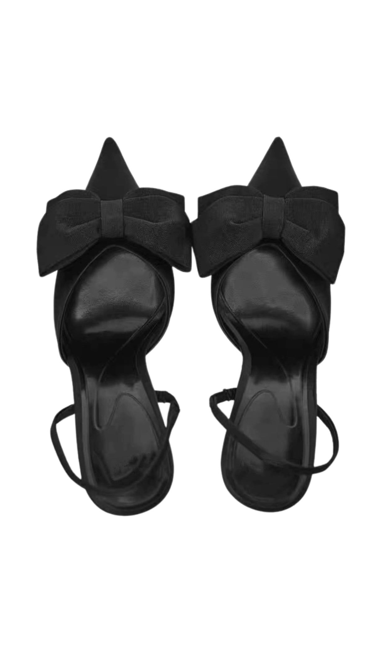 AIIZIE BLACK HIGH HEEL WITH BOW - product image