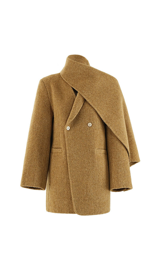 AIIZIE KAHKI WOOLEN COAT - product image