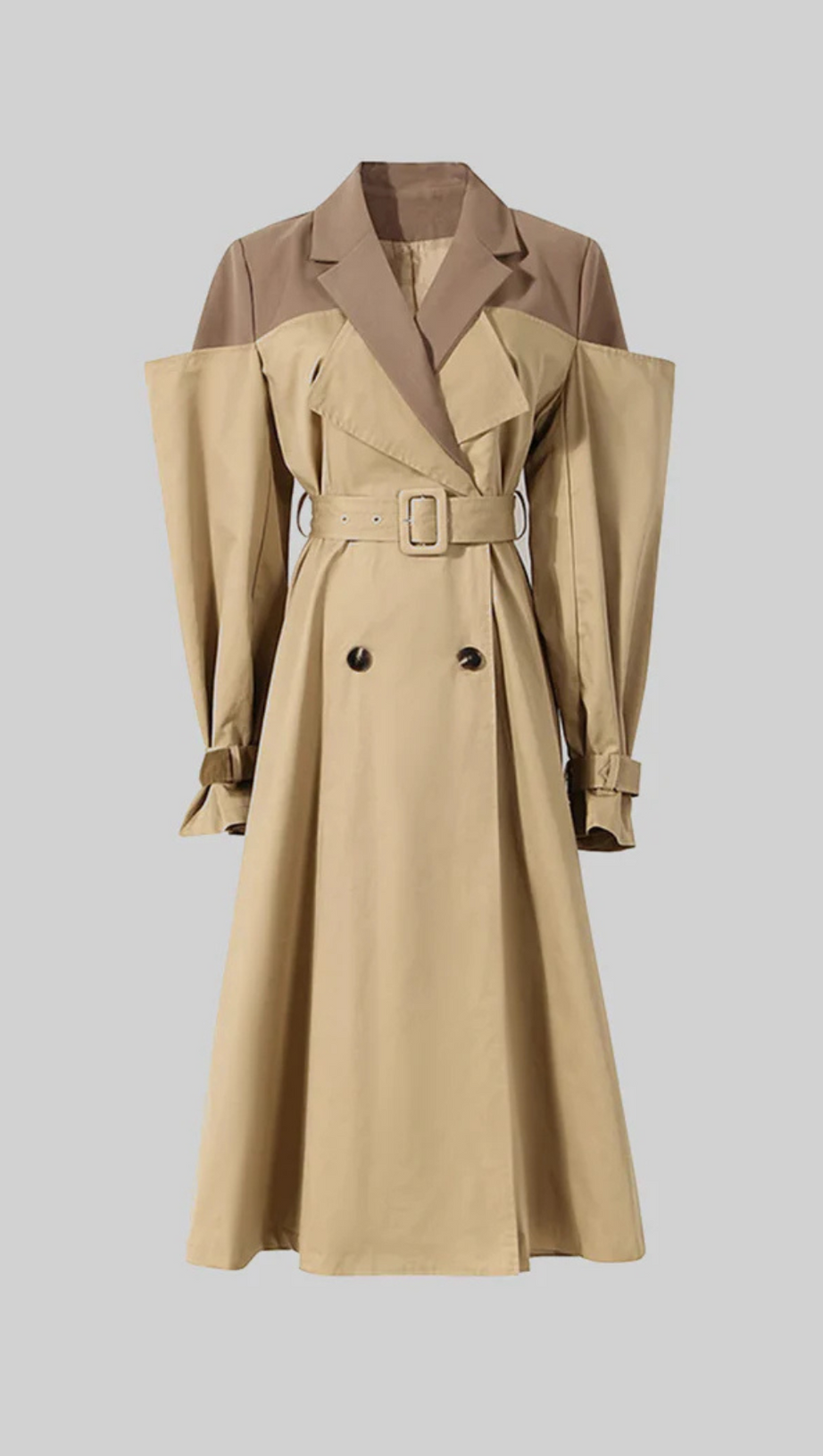 TRENCH DOPPIO COMBINATO