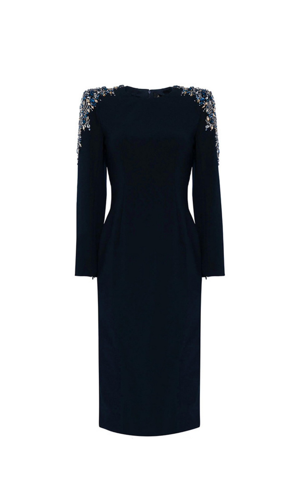 HARRIET MARTINI DROP CRYSTAL-EMBELLISHED MIDI DRESS