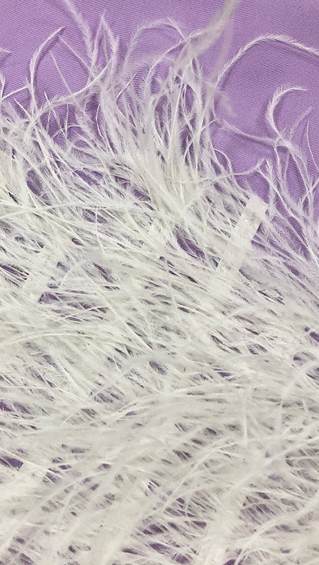 TWO-TONE PEARL EMBELLISHED MIDI DRESS