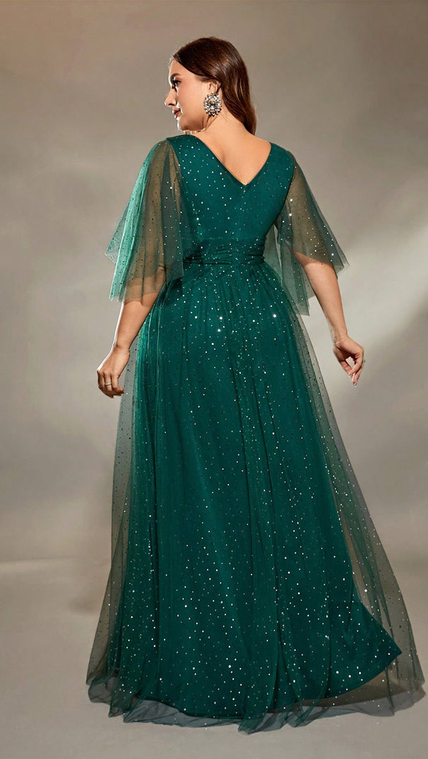 AIIZIE ESTELLE MESH MAXI DRESS - product image