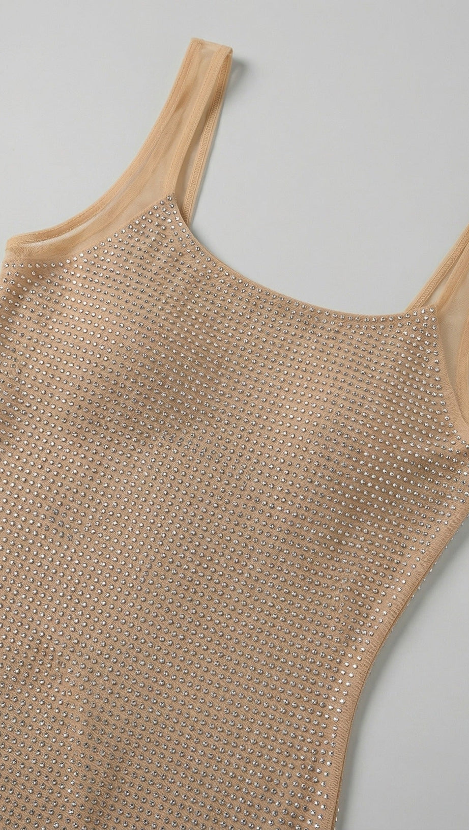Jaysha Dazzling Rhinestone Backless Mini Dress | Sparkle & Slay
