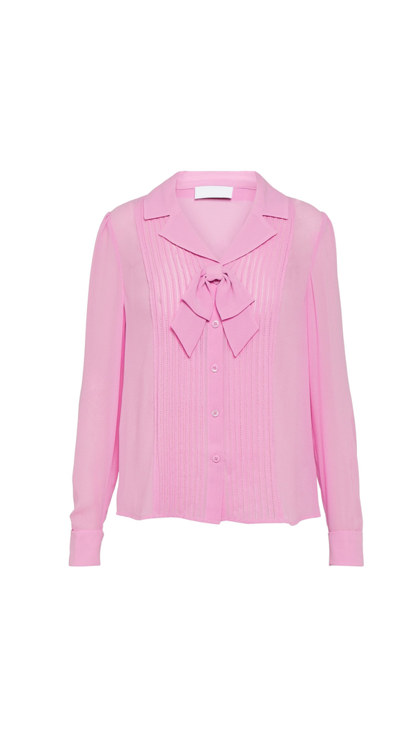 AIIZIE PINK CHIFFON BLOUSE - product image