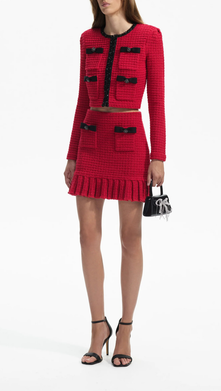 CARDIGAN ROSSO IN MAGLIA 